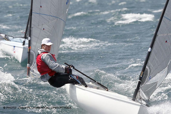 Finn: Brendan Casey (AUS) ©  Phillipe Laurenson / DPPI / FFVOILE